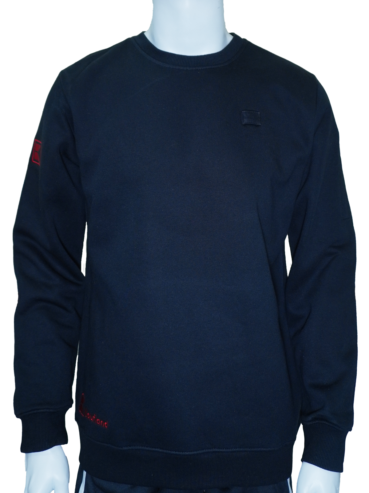 Men’s Premium Crewneck Sweatshirt with Minimal Embroidered Detail