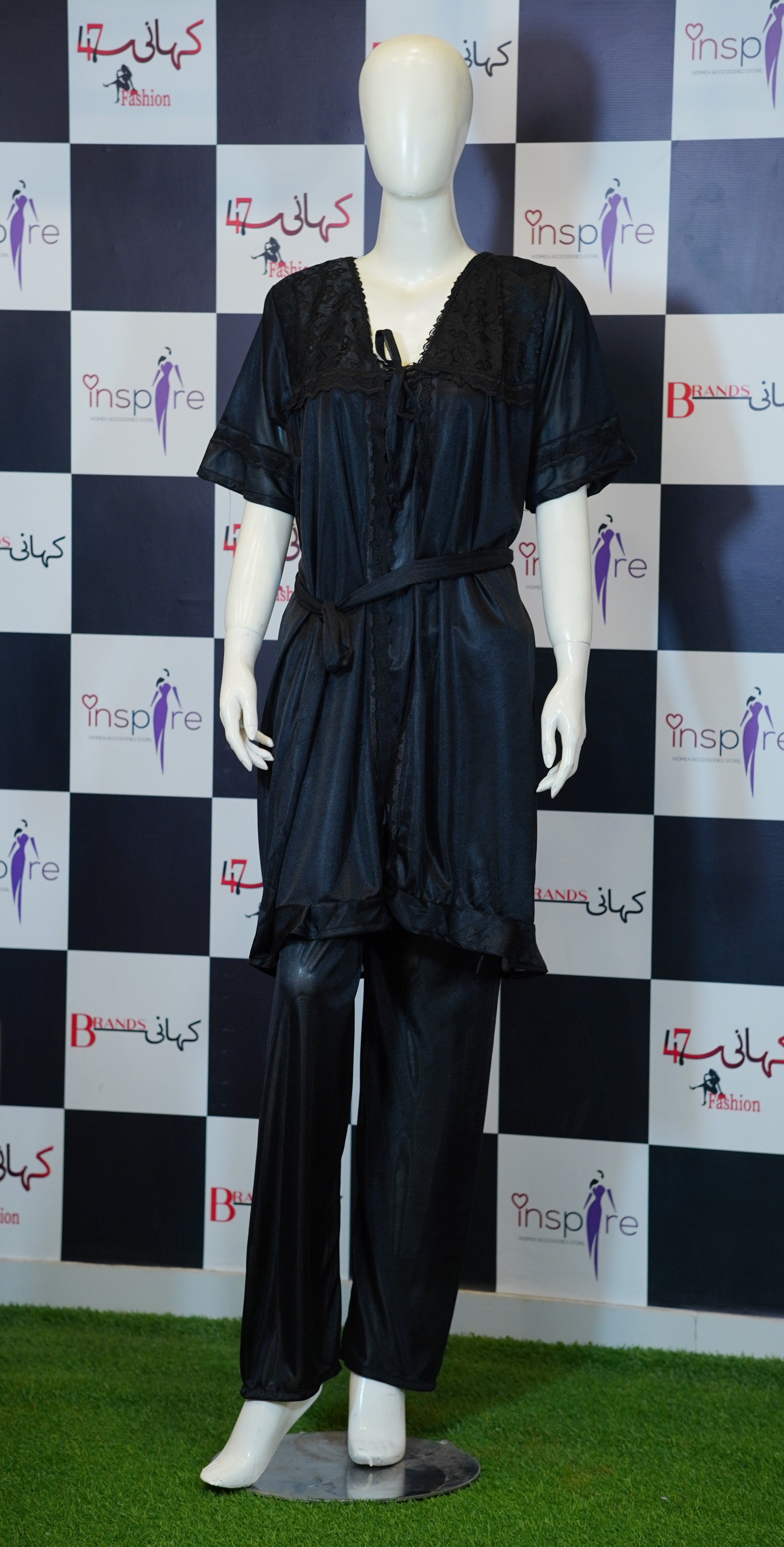 3 Piece Silk Pajama Suit | Soft & Stylish Women’s Nightwear 🌸