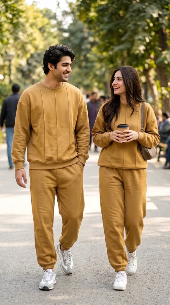 Unisex Relaxed Tee & Straight Trousers Set