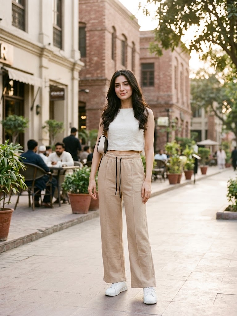 Women's Fleece Wide-Leg Trouser