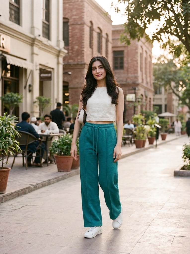 Women's Fleece Wide-Leg Trouser