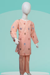 Blossom-Peach-Jacquard Suit