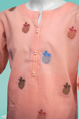 Blossom-Peach Jacquard Suit
