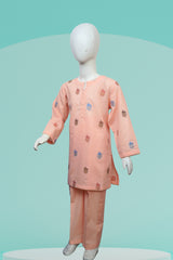 Blossom Peach Jacquard Suit