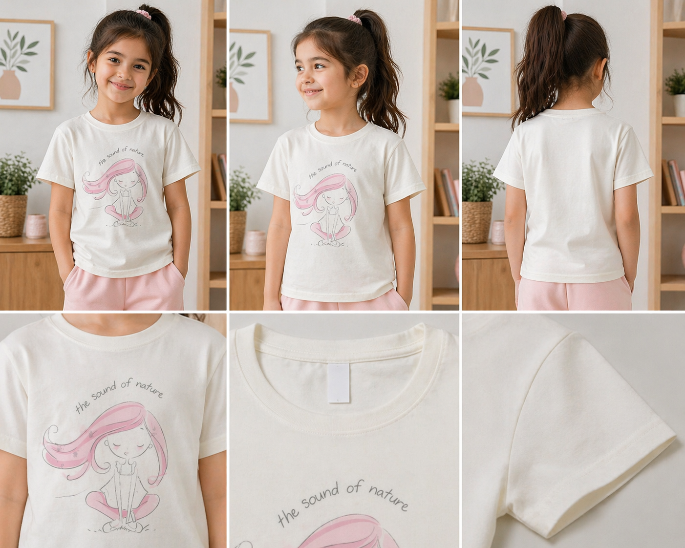 Kids Cartoon Printed T-Shirt