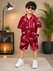 Kids Typography Design Outfit – 2 Piece Set
