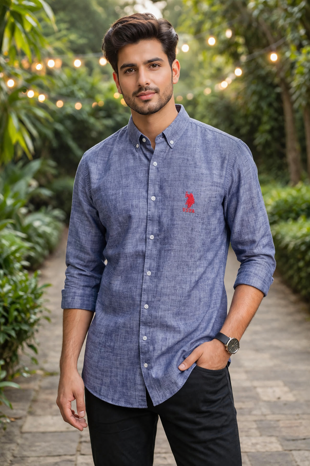 Casual Polo Shirt Stylish & Breathable Fabric