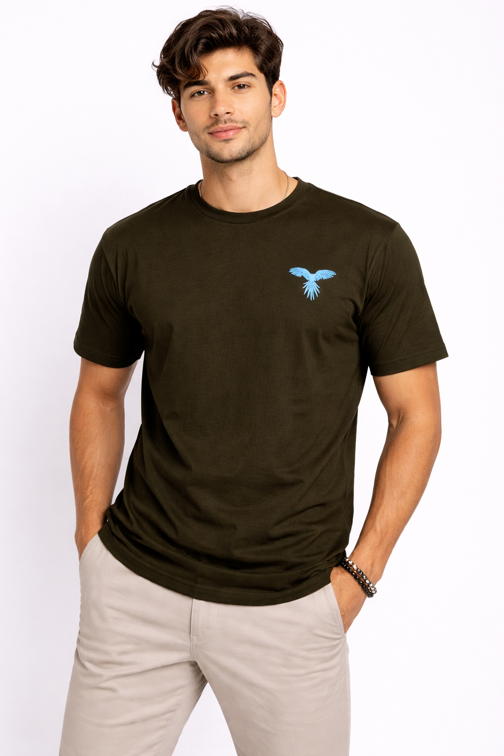 Round Neck Drop Shoulder T-Shirt