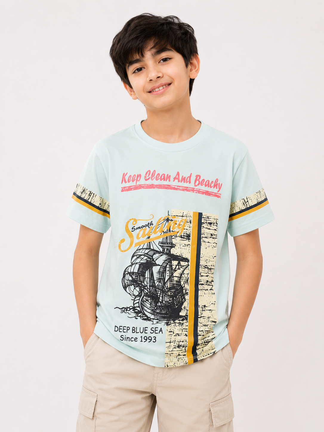 Boy Classic Cotton T-shirt