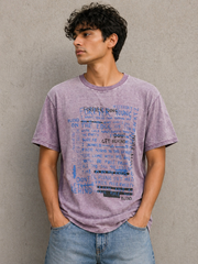 Burn Wash Drop Shoulder T-Shirt