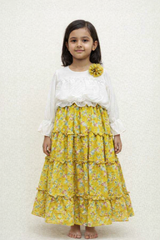 Girls Party Wear Floral Dress