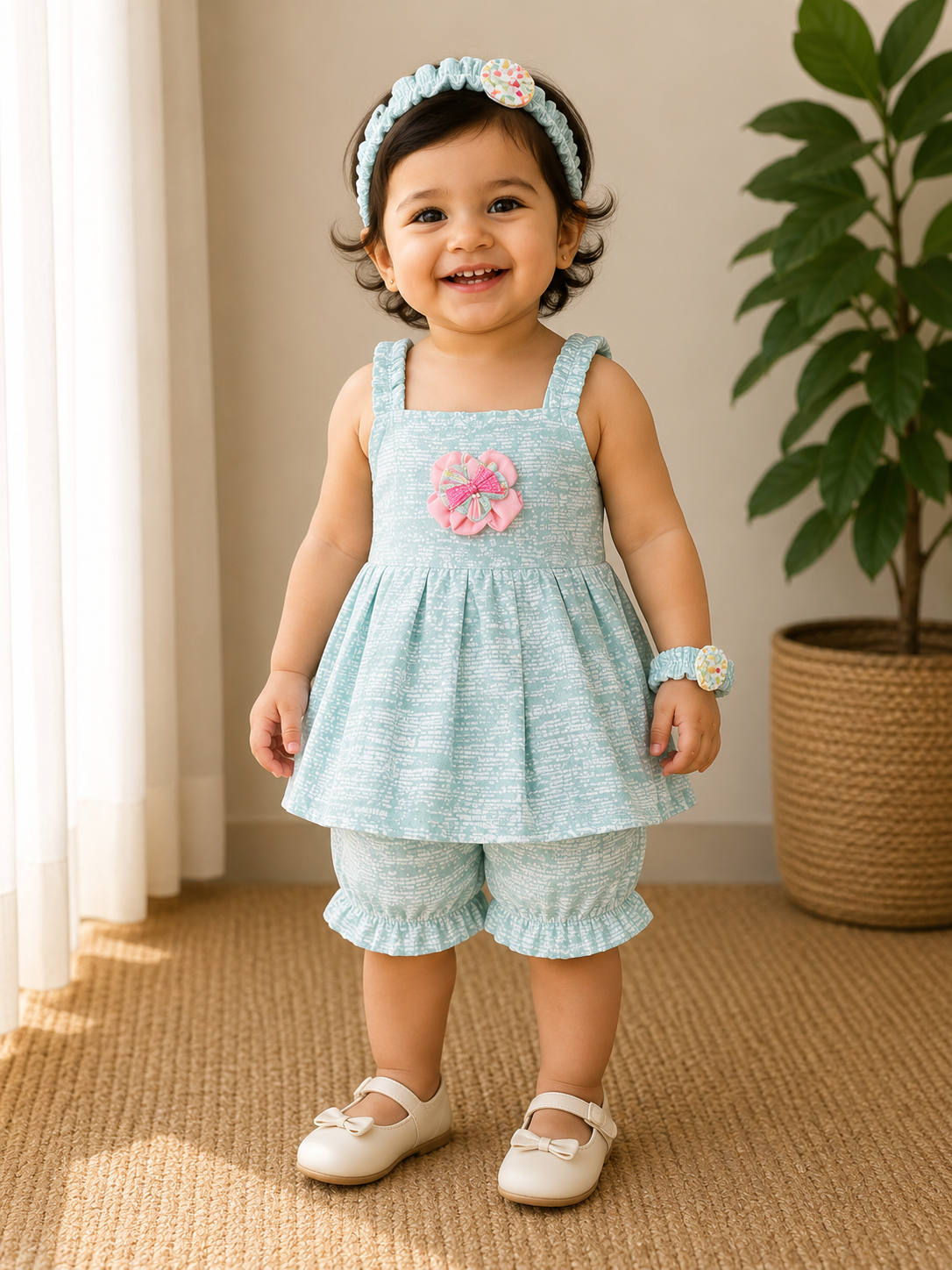 Kids Leaf Charm Co-Ord Set
