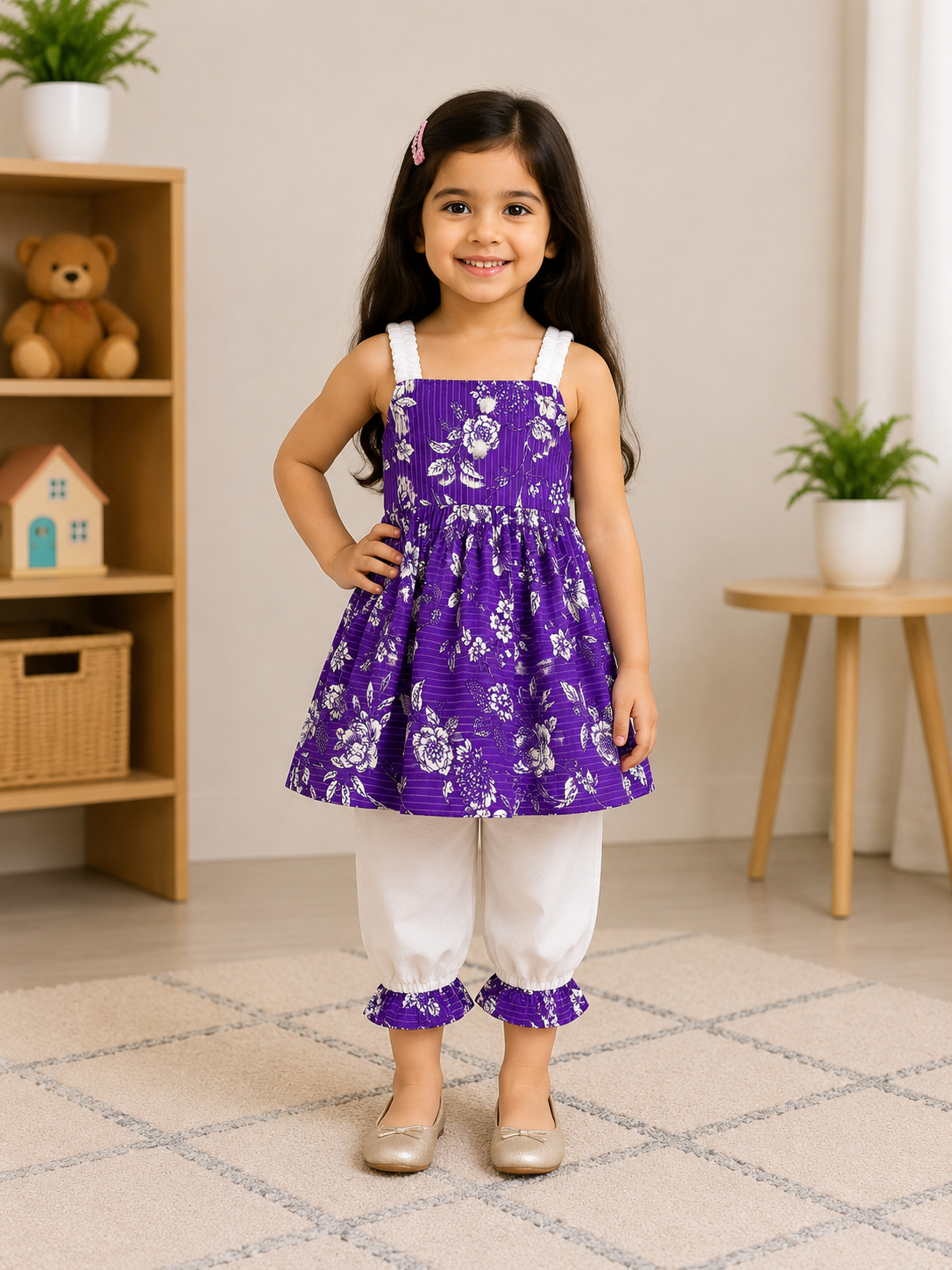 Kids Leaf Charm Co-Ord Set