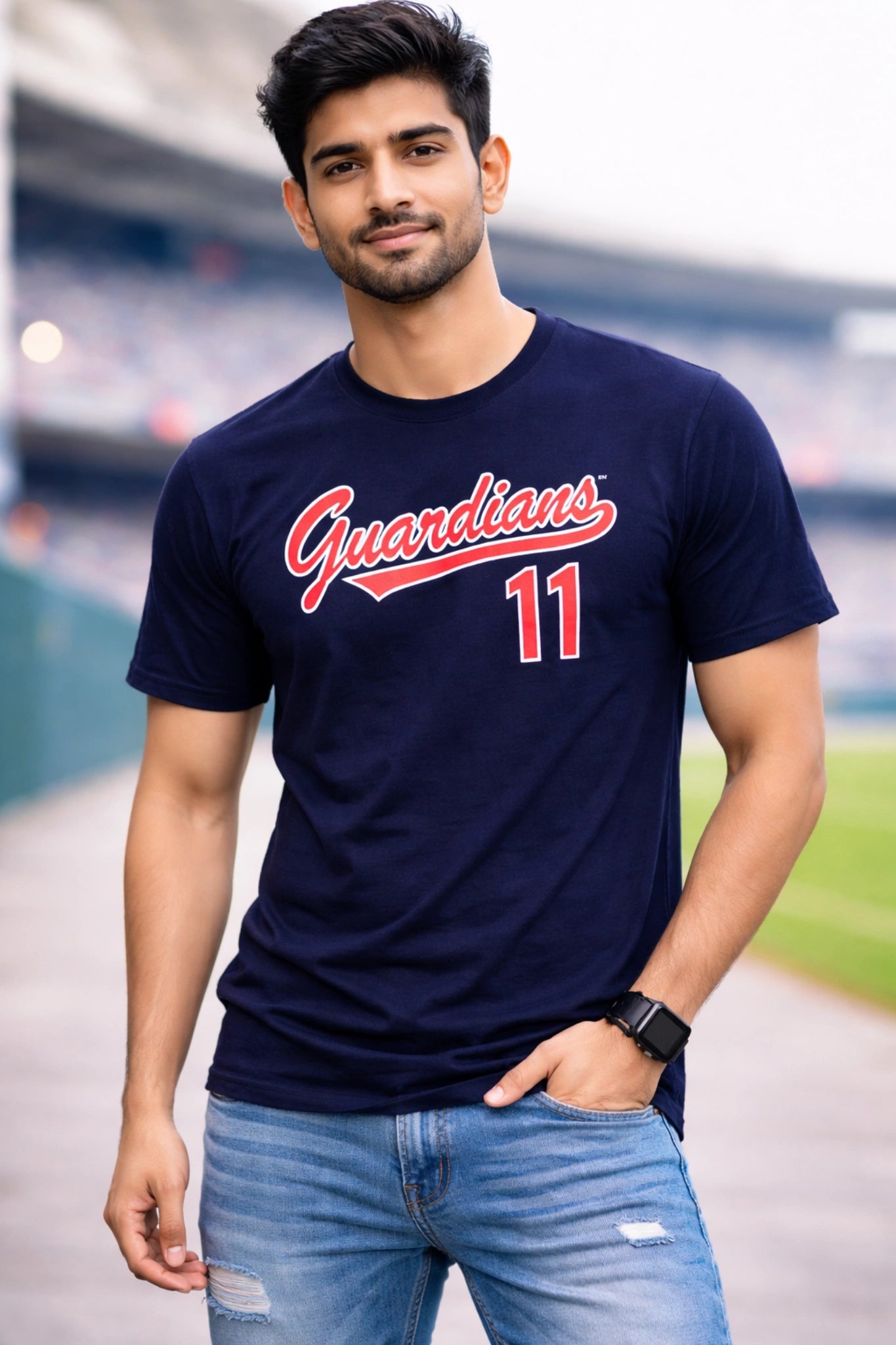 Round Neck Printed T-Shirt Half Sleeve