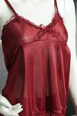 2 Piece Short Silk Nighties Set | Soft & Stylish Women’s Sleepwear 🌸