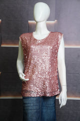 Women'S Party Top with Sequins And a Fitted Design