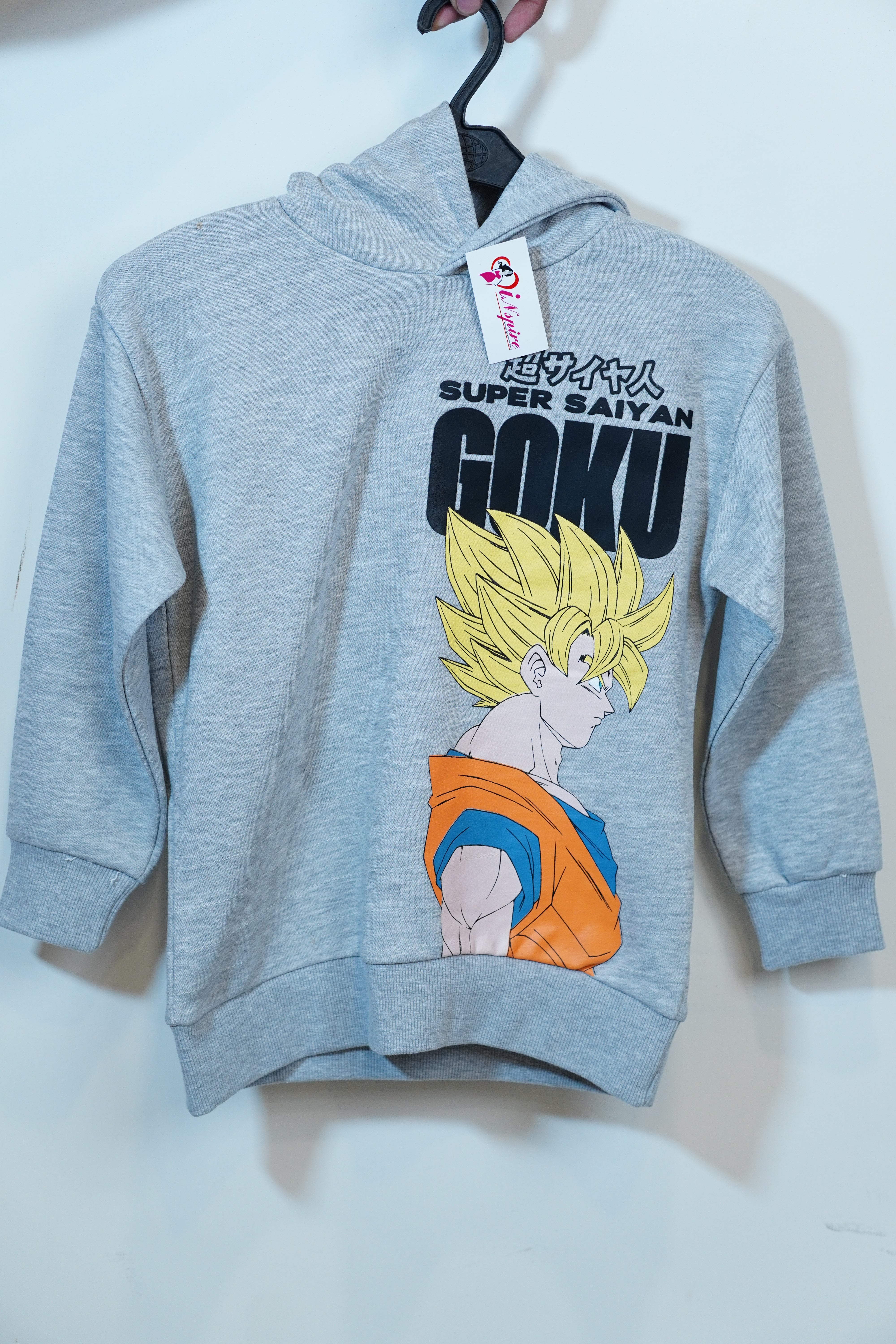 Goku Gray Hoodie – Premium Anime Streetwear for Winter Season 🐉
