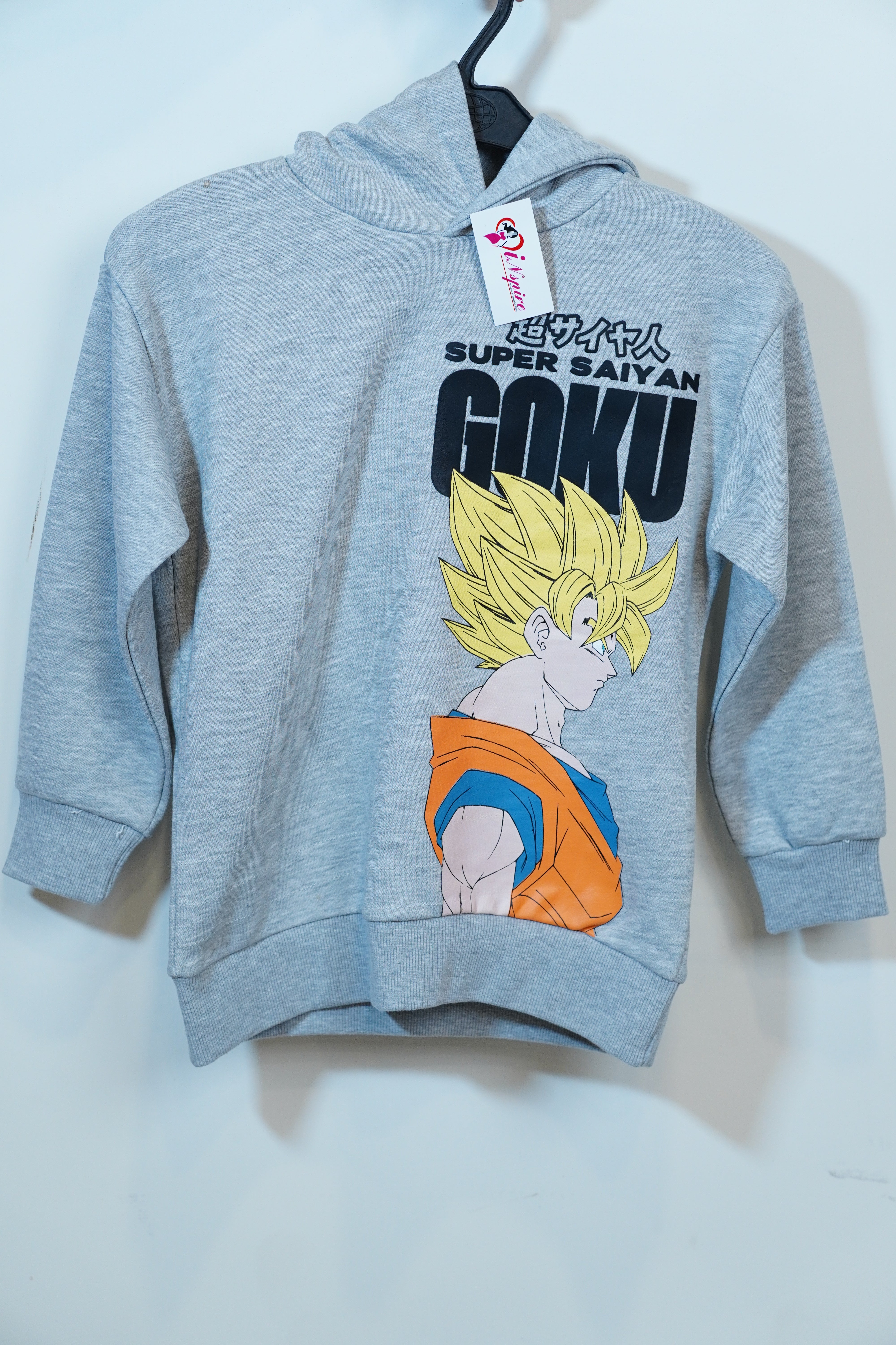 Goku Gray Hoodie – Premium Anime Streetwear for Winter Season 🐉