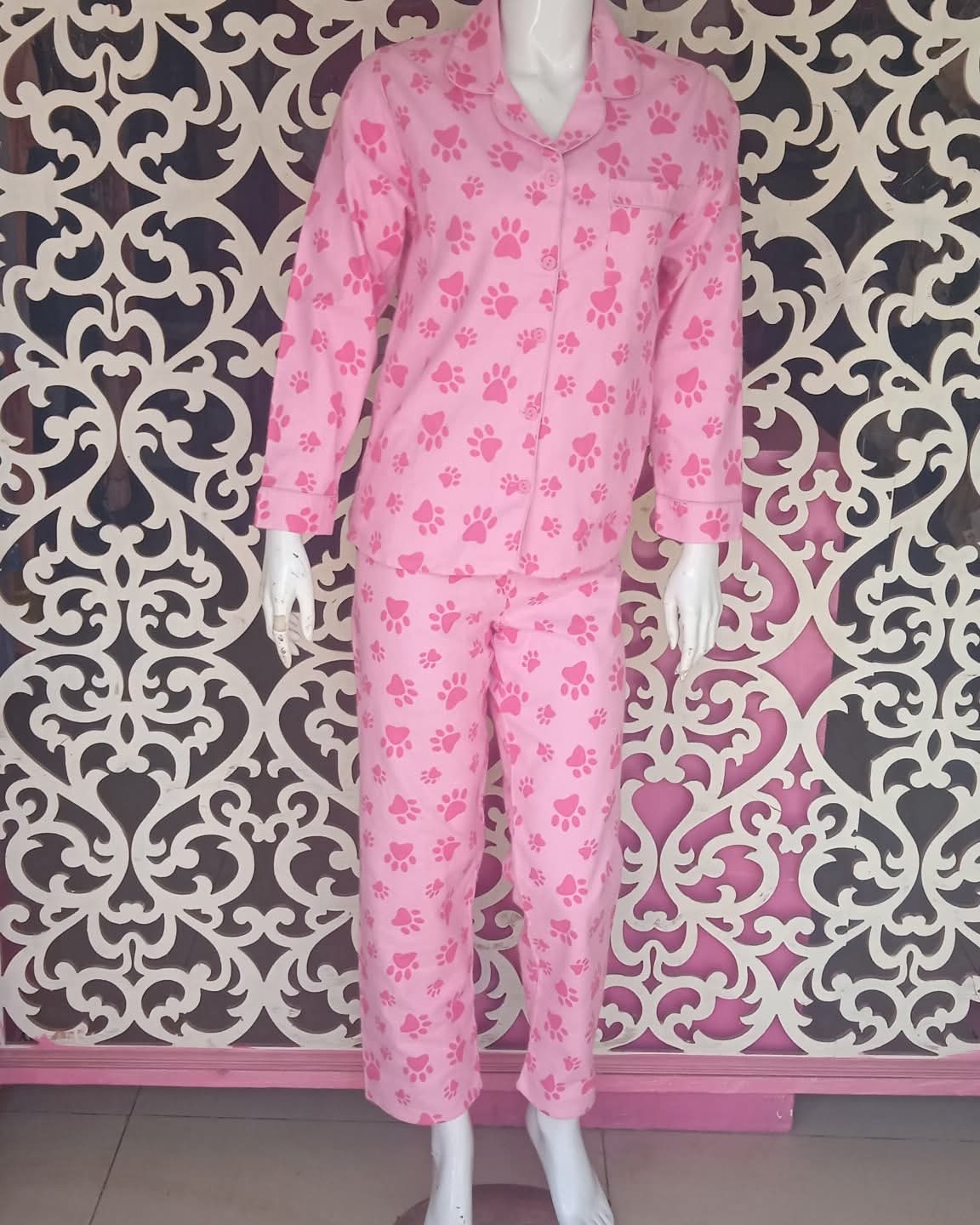 💗 Winter Trouser &amp; Shirt Set | Pink | Cozy &amp; Stylish - Brands Kahani