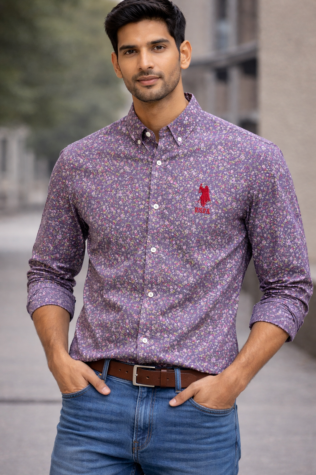 Casual Polo Shirt Stylish & Breathable Fabric