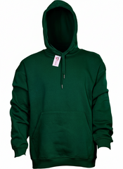 Dark Green Hoodie with Embroidered Print