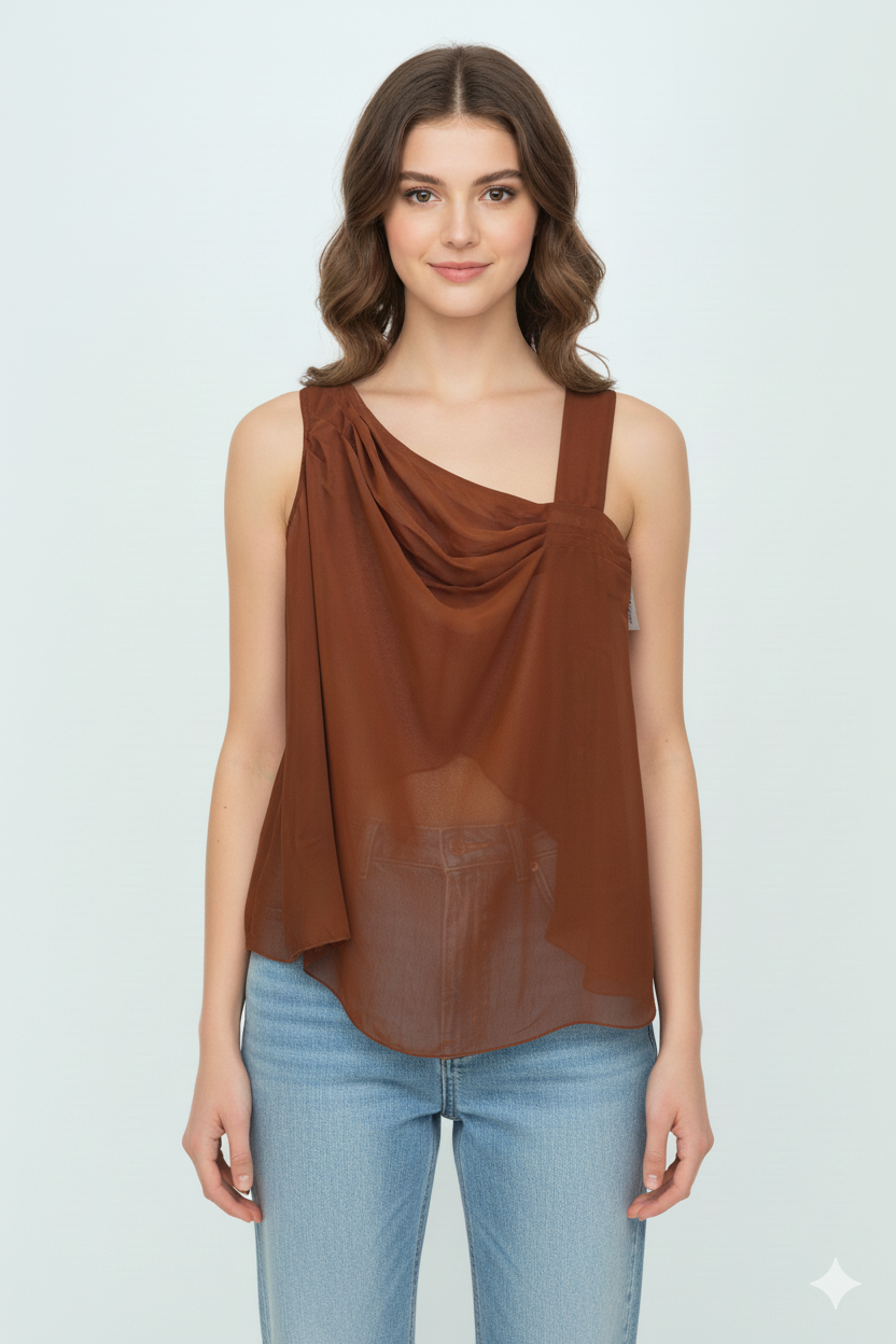 Georgette women top