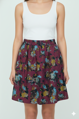 Silk Printed Skirt
