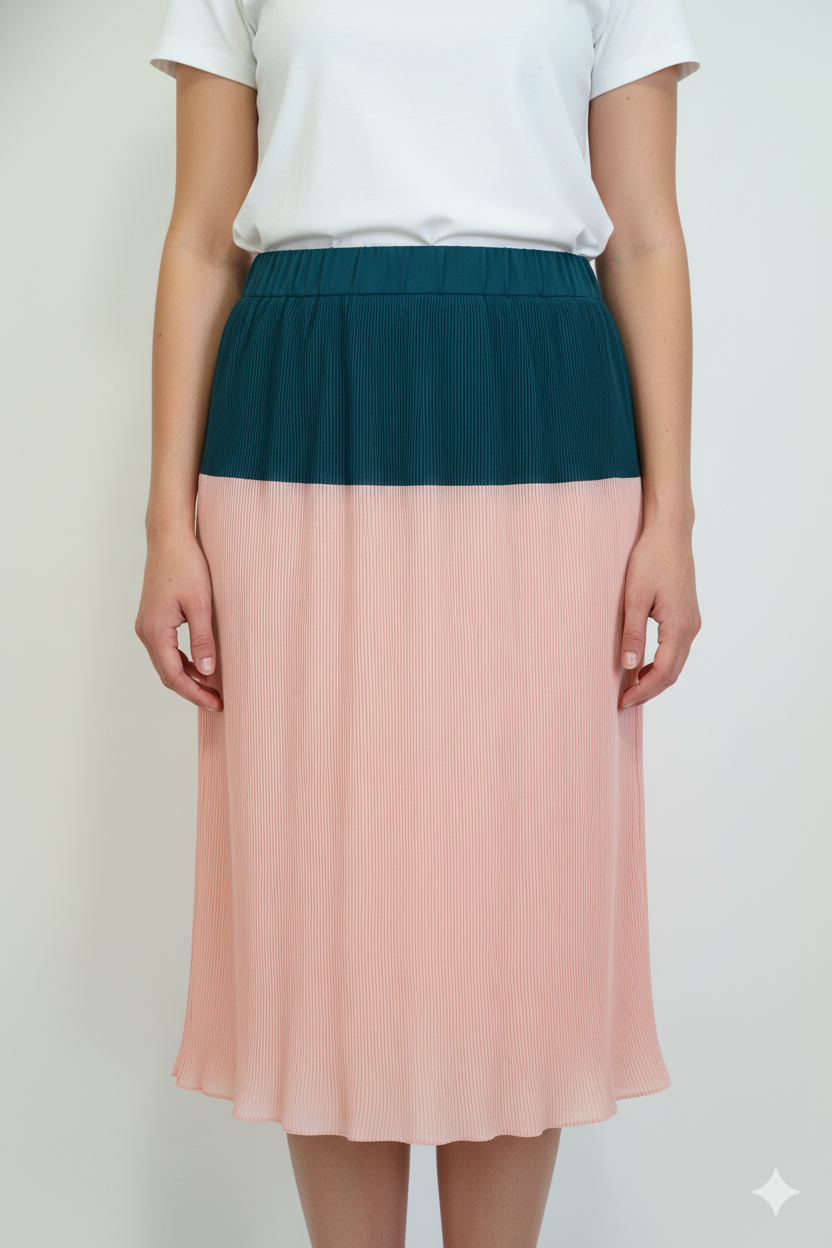 Crystal Pleat Skirt