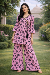 frock style ladies 2 pieces suit