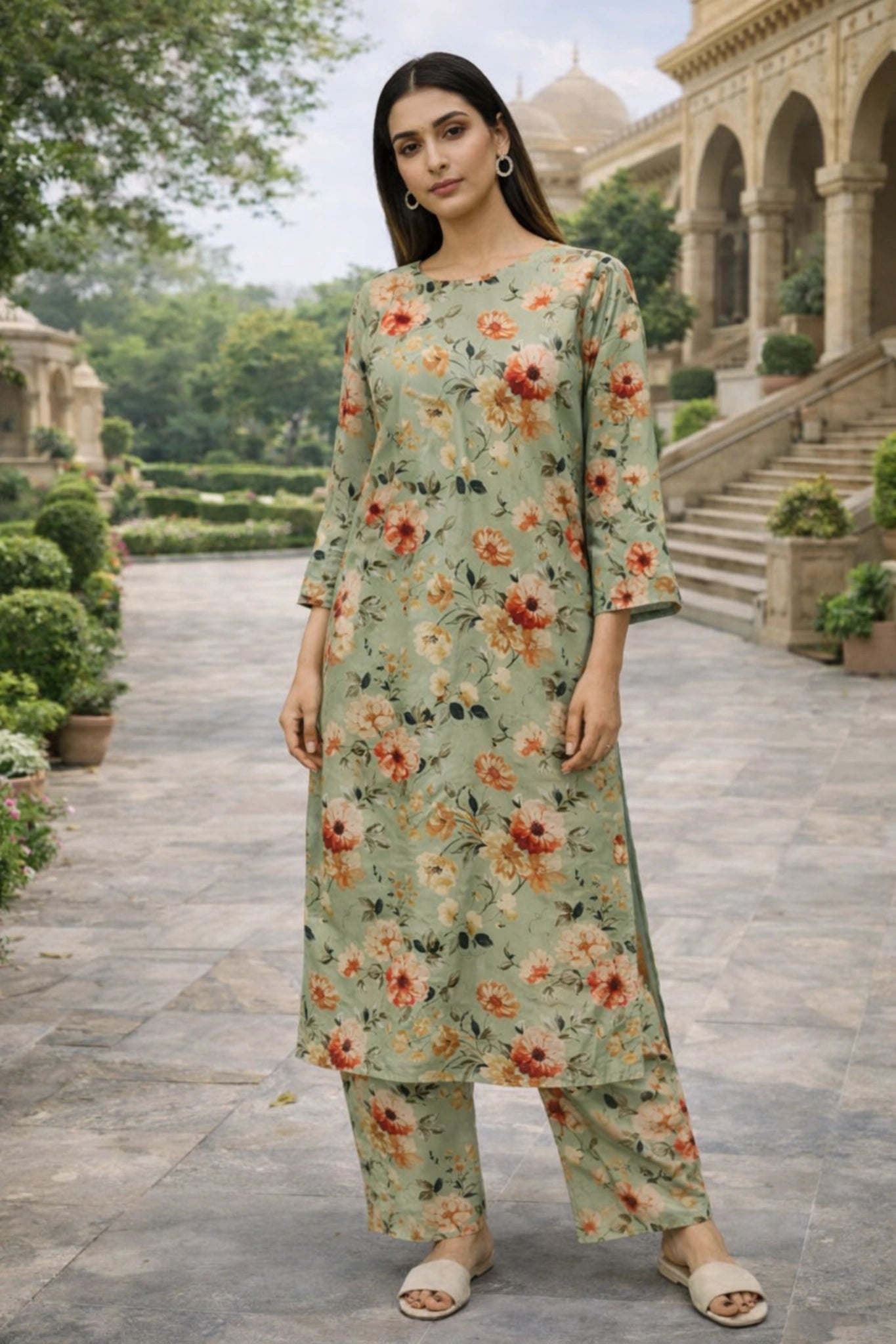 swiss lawn 2 piece suit