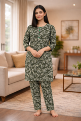 Co-ord Set with cigarette pants