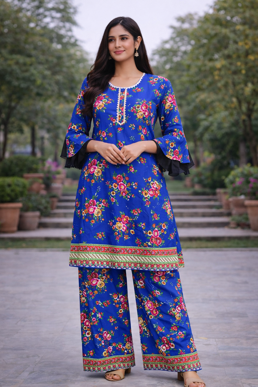 Co-ord Set with cigarette pants