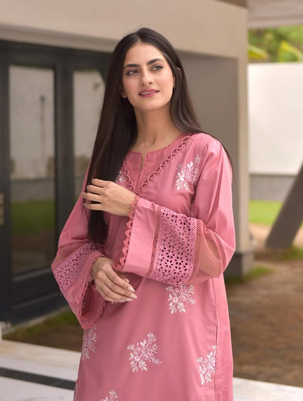 PINK & Black AURA 2PCS - Brands Kahani