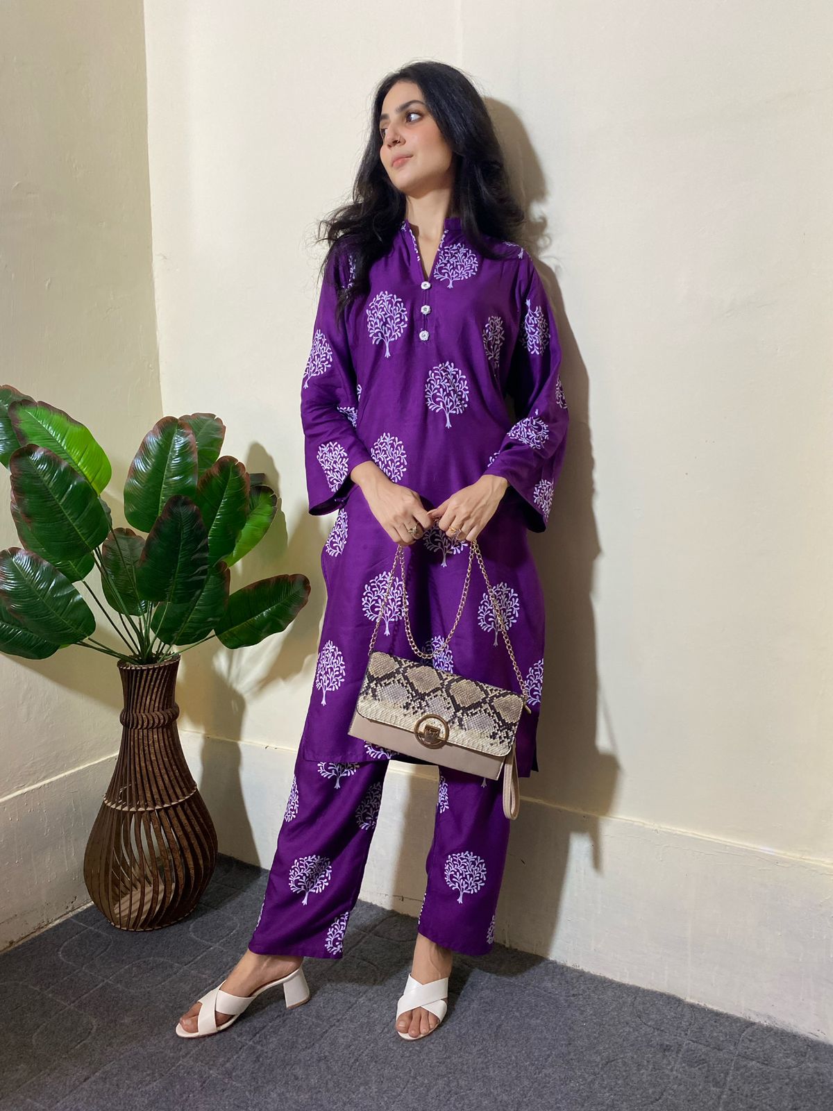 Tree Design (Stitched 2 Pcs) - Brands Kahani
