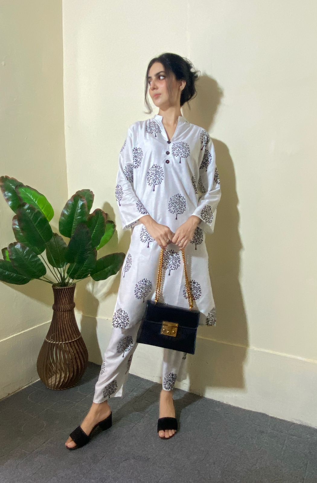 Tree Design (Stitched 2 Pcs) - Brands Kahani