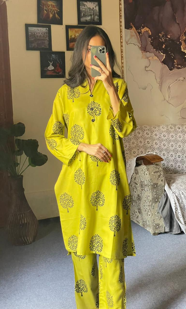 Tree Design (Stitched 2 Pcs) - Brands Kahani