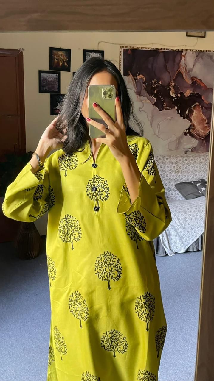 Tree Design (Stitched 2 Pcs) - Brands Kahani