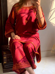 mirror embraided balochi   (Stitched 2 Pcs) - Brands Kahani