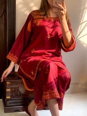 mirror embraided balochi   (Stitched 2 Pcs) - Brands Kahani
