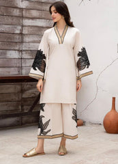Almond ( Stitched Emb 2 Pcs) With plazo - Brands Kahani