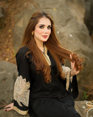 Almond ( Stitched Emb 2 Pcs) With plazo - Brands Kahani
