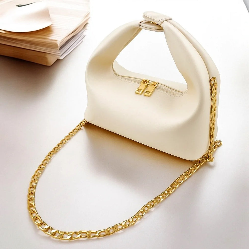 Mira Shoulder Bag with Gold Chain | Stylish Women’s Handbag – Kahani47 - Brands Kahani