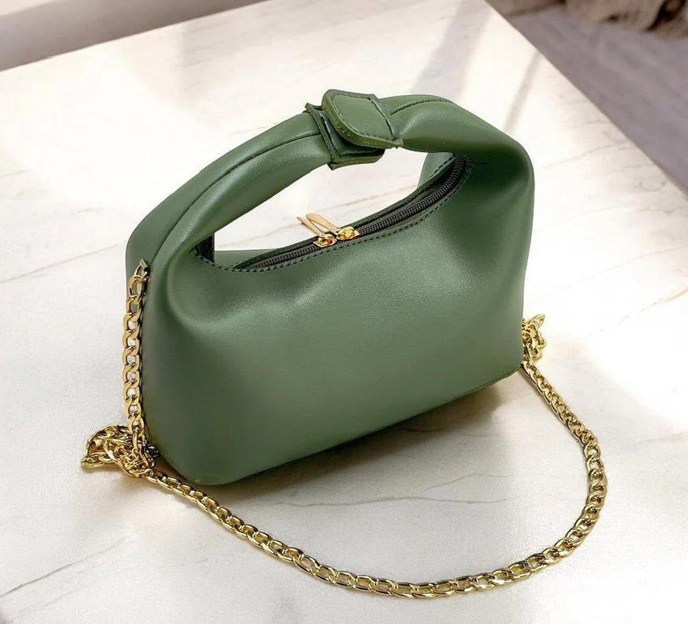 Mira Shoulder Bag with Gold Chain | Stylish Women’s Handbag – Kahani47 - Brands Kahani