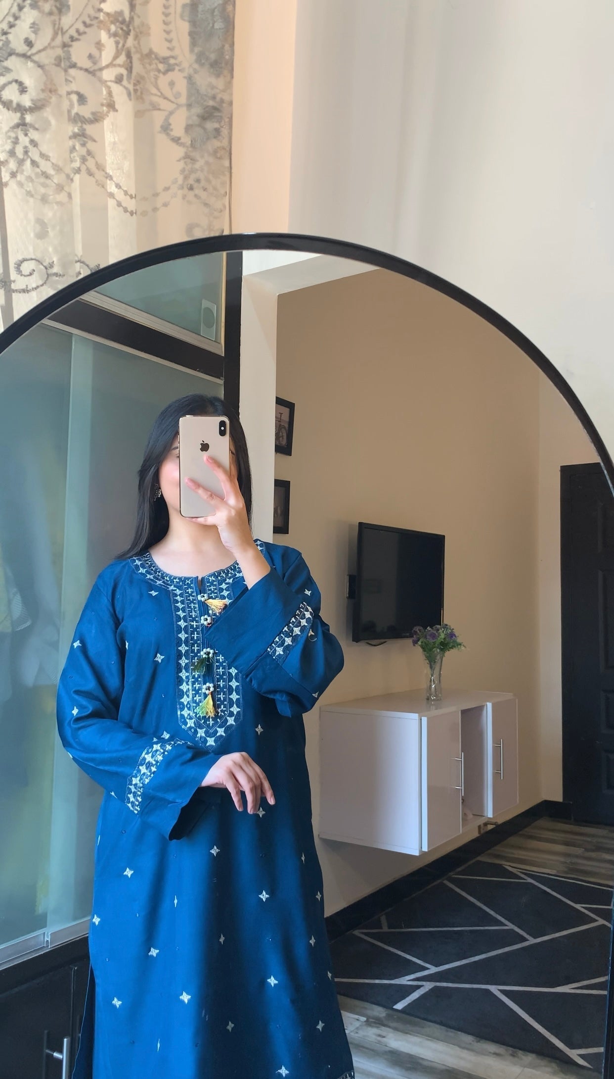 New Sequence Embroidered Long Lenth 2Pcs - Brands Kahani