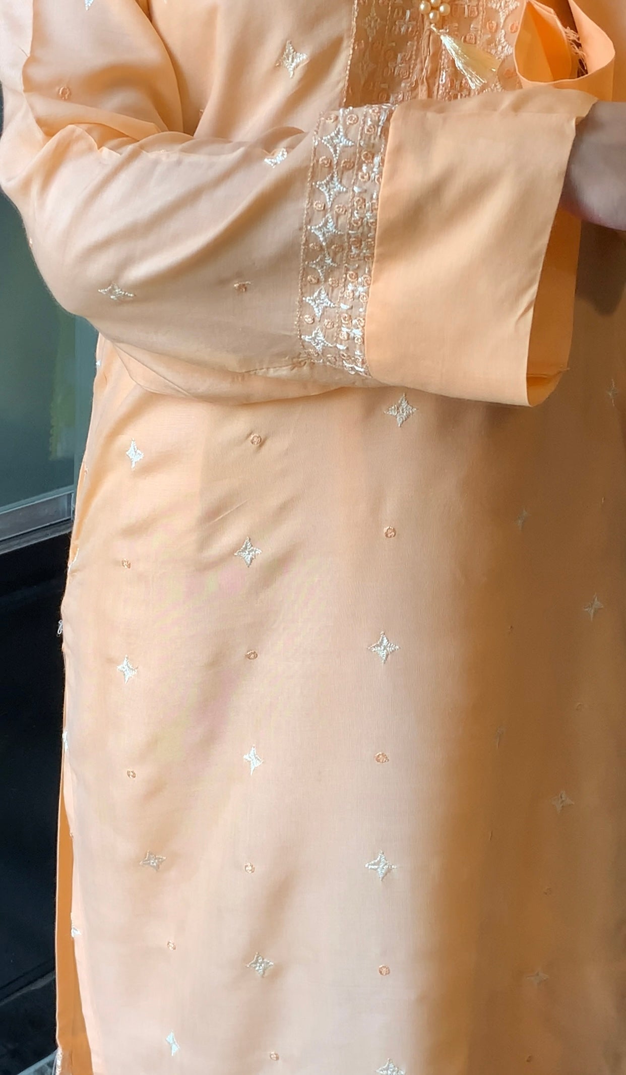 New Sequence Embroidered Long Lenth 2Pcs - Brands Kahani
