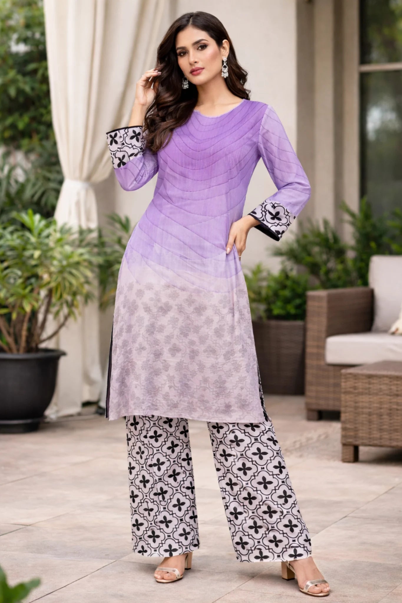 swiss lawn 2 piece suit