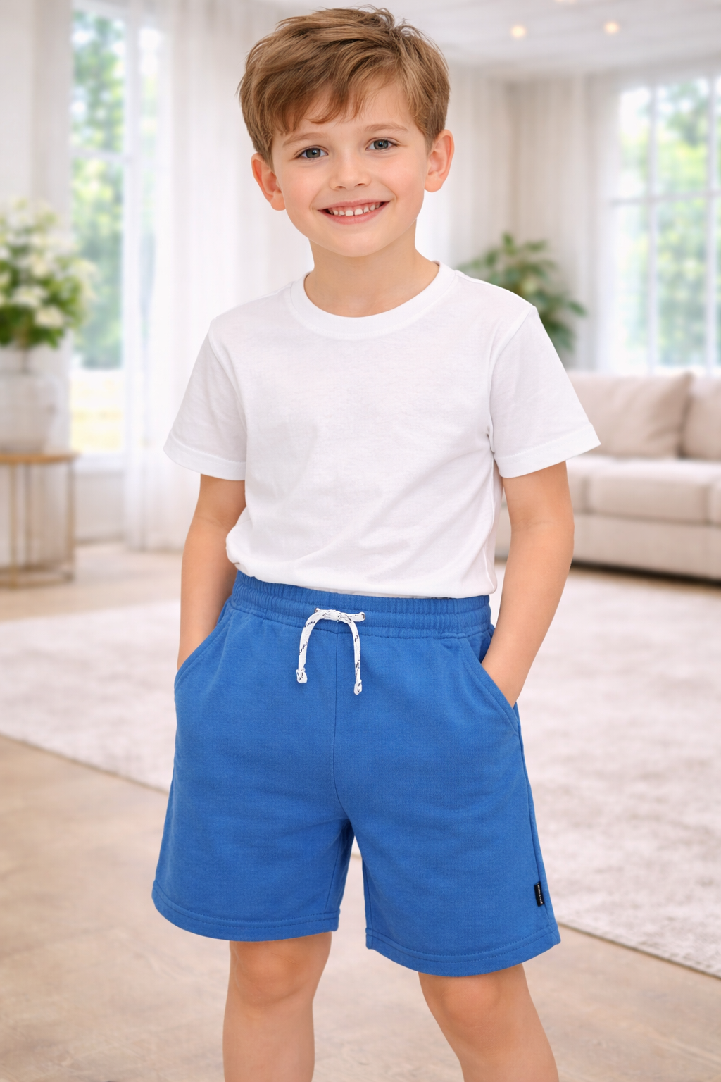 Blue Kids Shorts