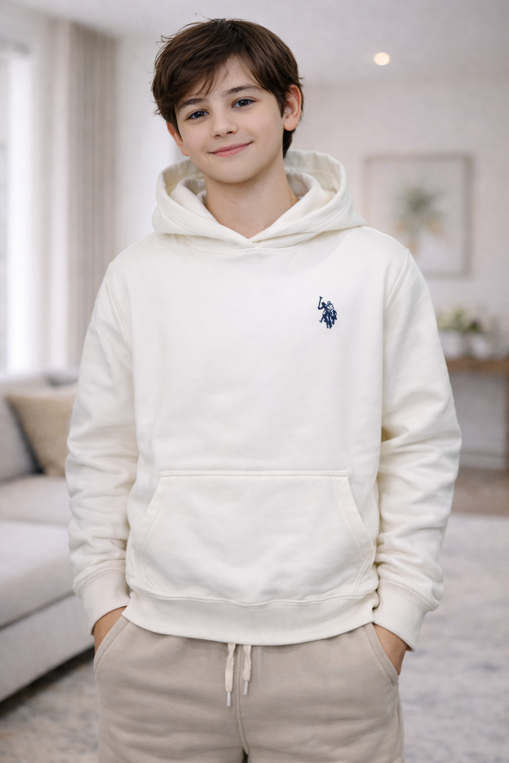 U.S. Polo Assn Kids Fleece Hoodie Unisex – Soft & Warm Winter Wear