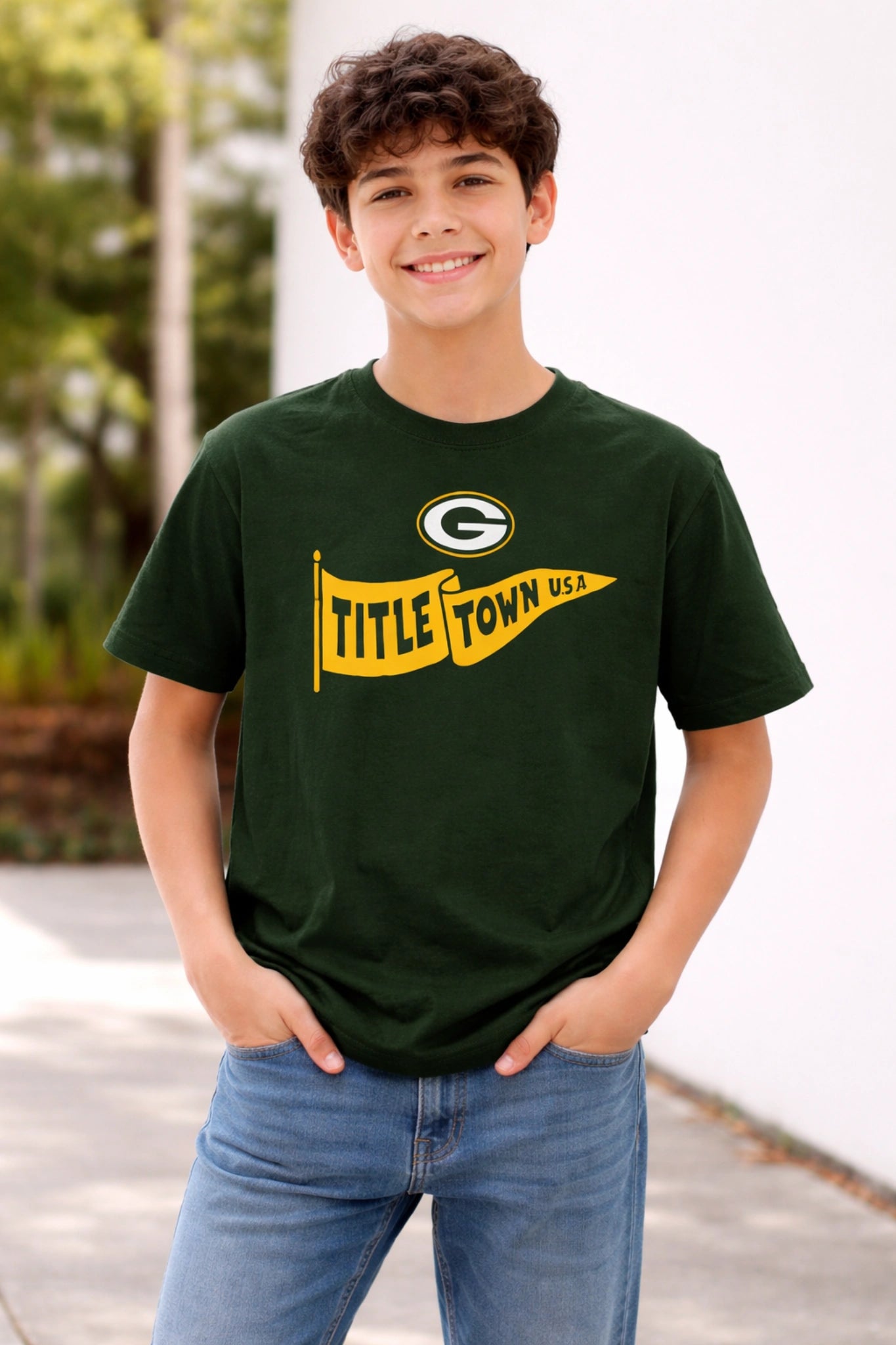 Round Neck Printed T-Shirt Half Sleeve