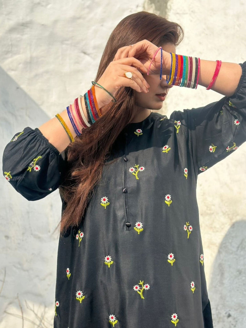 New Petal Embroiderd 2Pcs - Brands Kahani